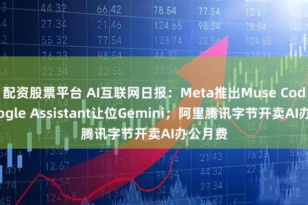 配资股票平台 AI互联网日报：Meta推出Muse Code；Google Assistant让位Gemini；阿里腾讯字节开卖AI办公月费
